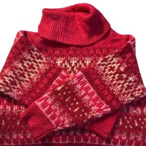 Universal Thread Red Nordic Turtleneck Sweater